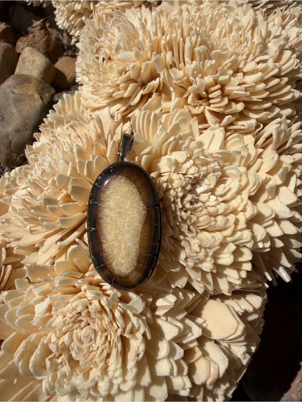Gale Self Handcrafted Oval Pendant